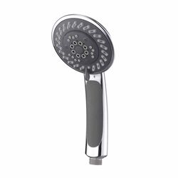 Cabeza De Ducha Redonda Cromado Con Gris 4 Funciones - Sensea