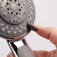 Cabeza De Ducha Redonda Cromado Con Gris 4 Funciones - Sensea