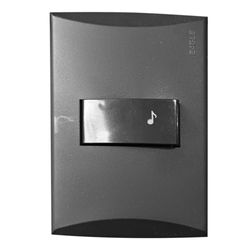 Timbre Sencillo Plata Negro - Eagle