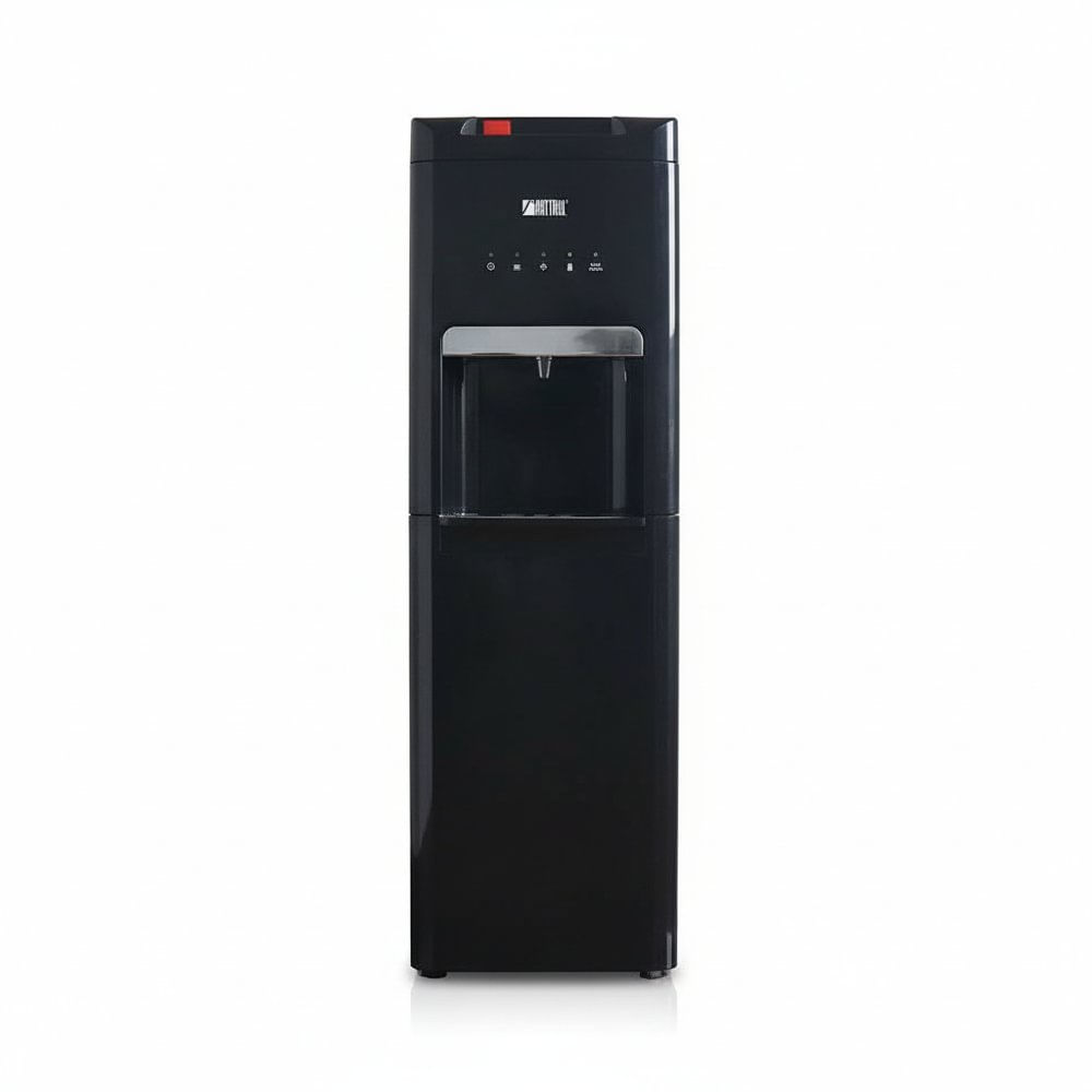 Dispensador de Agua con Purificador y Compresor Negro