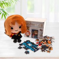 Rompecabezas Lenticular 300 Pzas Con Peluche De Hermione - Harry Potter