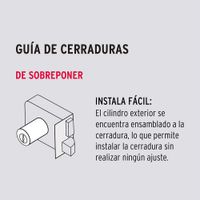 Cerradura Para Sobreponer - Hermex Varios Diseños