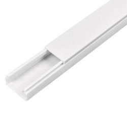 Canaleta Plástica De Pared Blanca - Volteck