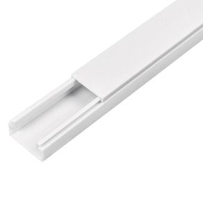 Canaleta Plástica De Pared Blanca - Volteck
