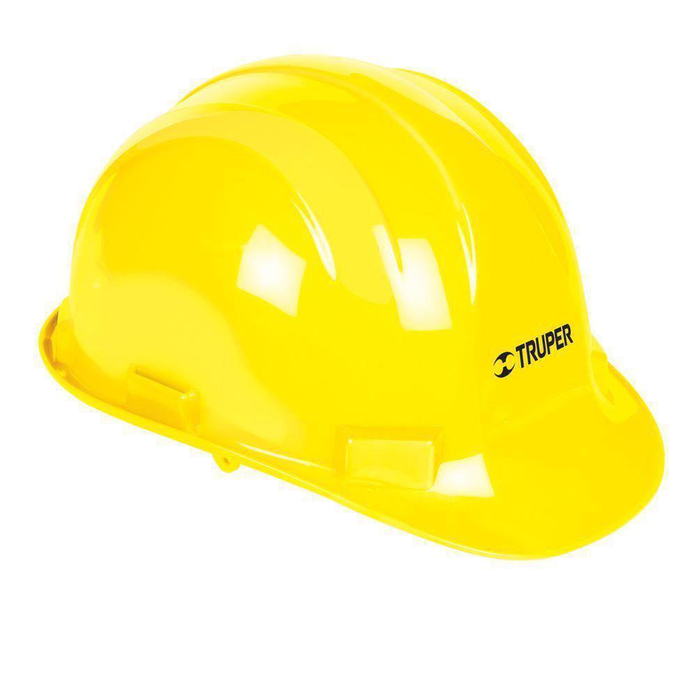 Casco de Seguridad Visera con Ajuste de Matraca Amarillo