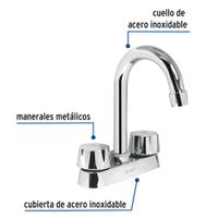 Mezcladora para Lavamanos Cuello Tipo Bar Llave Manija - Foset