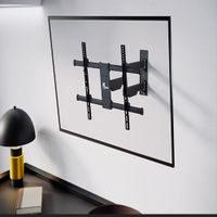 Soporte Articulado con Inclinación y Giro para TV de 37 - 90 Plg - Xtech