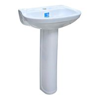 Lavamanos Acuacer Con Pedestal Blanco - Corona