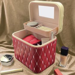 Caja Organizadora para Maquillaje y Accesorios Roja - Viva