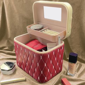 Caja Organizadora para Maquillaje y Accesorios Roja - Viva