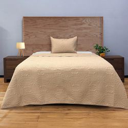 Set de Cubrecama Light Taupe - Varios Tamaños