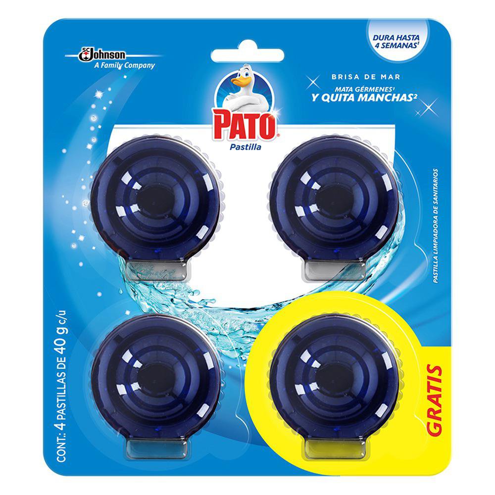 Limpiador en Pastilla para Tanque de Baño 4 Unidades Pastillas Limpiadoras para Inodoro