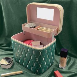 Caja Organizadora para Maquillaje y Accesorios Verde - Viva