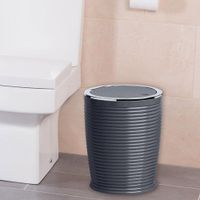 Basurero Elegance Gris Oscuro 5 L - Viva