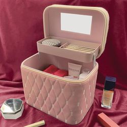 Caja Organizadora para Maquillaje y Accesorios Rosada - Viva