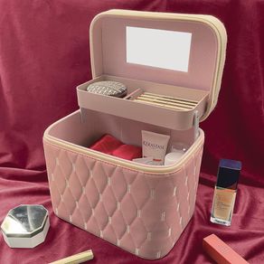 Caja Organizadora para Maquillaje y Accesorios Rosada - Viva