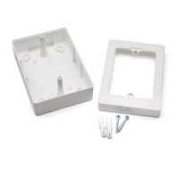 Caja Eléctrica Superficial Rectangular De Plástico - Legrand