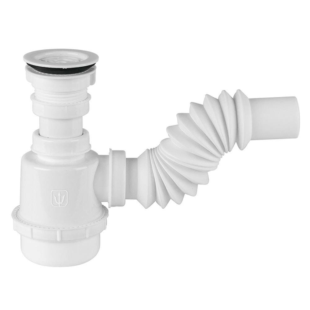 Sifón para Lavaplatos Tipo Botella 1 1/2 Plg Plástico