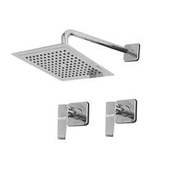 Mezcladora para Ducha de 2 Llaves Bacci Cromada - Pfister