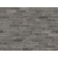 Piso Cerámico Zelanda Smoke Gray 15X50 Cm - Interceramic