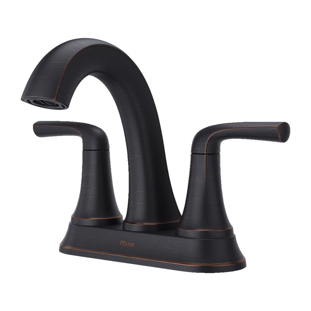 Mezcladora para Lavamanos Ladera 4 Plg Color Negro