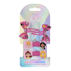 Set de 4 Accesorios para Cabello Princesas de Disney