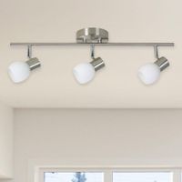 Lámpara De Techo Pared 3 Burbujas Satín Blanco 60W - Z