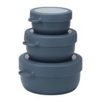 Set de 3 Bowls de Plástico Reciclado Pebble - Hip