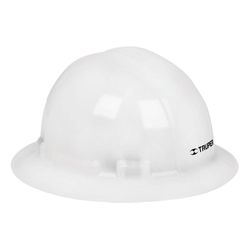 Casco De Seguridad Matraca Ala Ancha Blanco - Truper