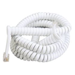 Cable Telefónico Conectores Machos Blanco de 4 M - Ace Label