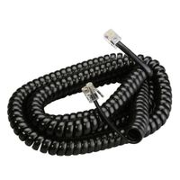 Cable Telefónico Conectores Machos Negro de 4 M - Ace Label