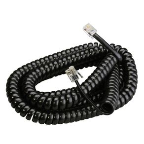 Cable Telefónico Conectores Machos Negro de 4 M - Ace Label