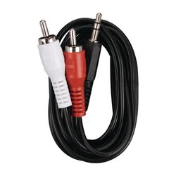 Cable Estéreo Plug de 3.5 Mm a 2 Rca Macho de 2 M - Ace Label