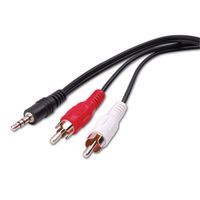 Cable Estéreo Plug de 3.5 Mm a 2 Rca Macho de 2 M - Ace Label