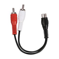 Adaptador Hembra Rca a 2 Enchufes Macho Rca de 15.2 Cm - Ace Label