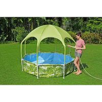 Piscina Splash Verde con Techo 2.44x0.51 M - Bestway