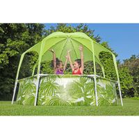 Piscina Splash Verde con Techo 2.44x0.51 M - Bestway