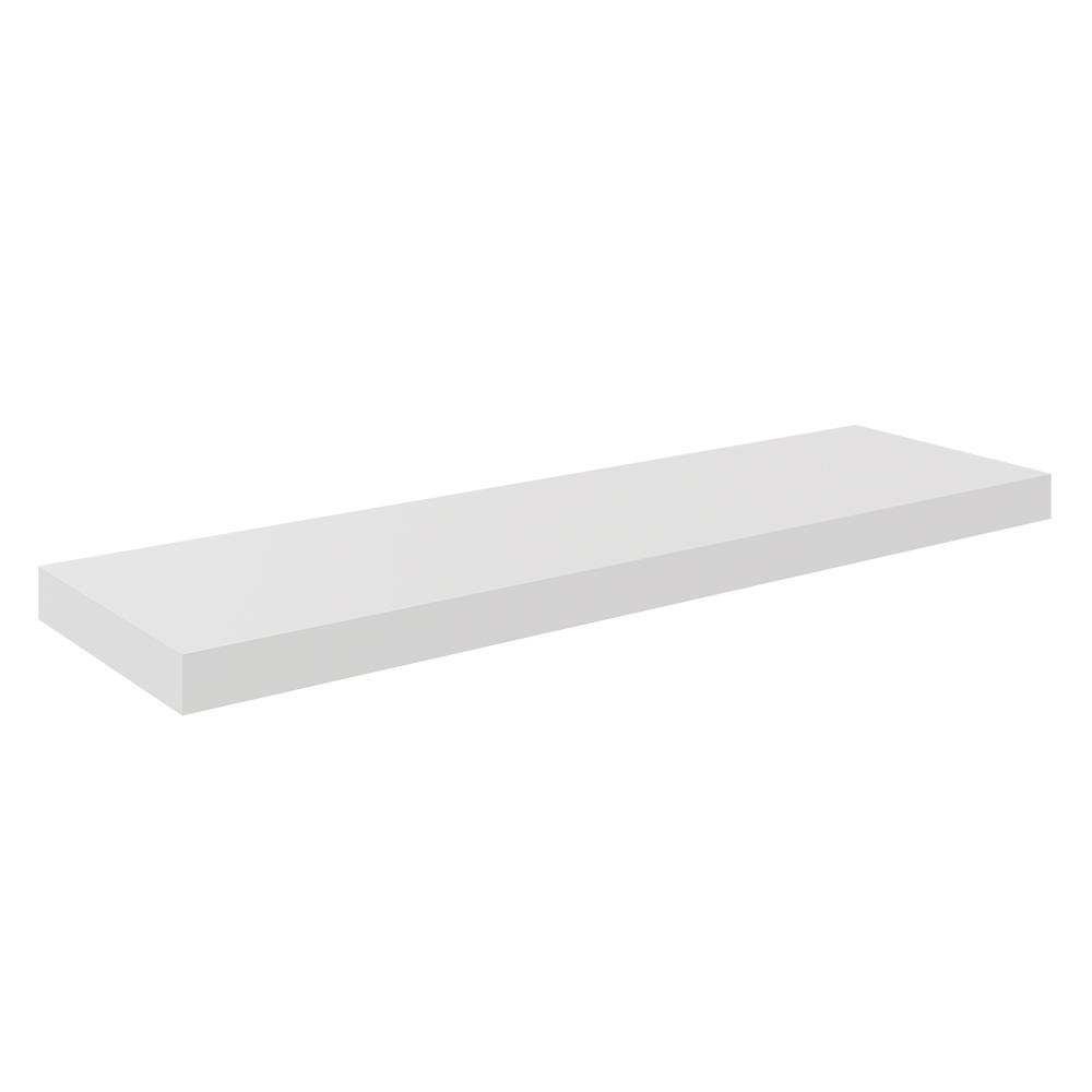 Repisa Flotante MDF 80 x 23.5 Cm - Varios Colores Blanco