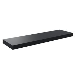 Repisa de Mdf Negra 80X23.5X3.8 Cm - Spaceo