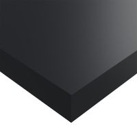 Repisa de Mdf Negra 80X23.5X3.8 Cm - Spaceo