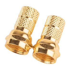 Set de Conectores para Cable Coaxial RG6 2 Pzas - Ace Label