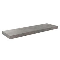 Repisa de Mdf Gris Plateado 80X23.5X3.8 Cm - Spaceo