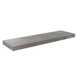 Repisa de Mdf Gris Plateado 80X23.5X3.8 Cm - Spaceo