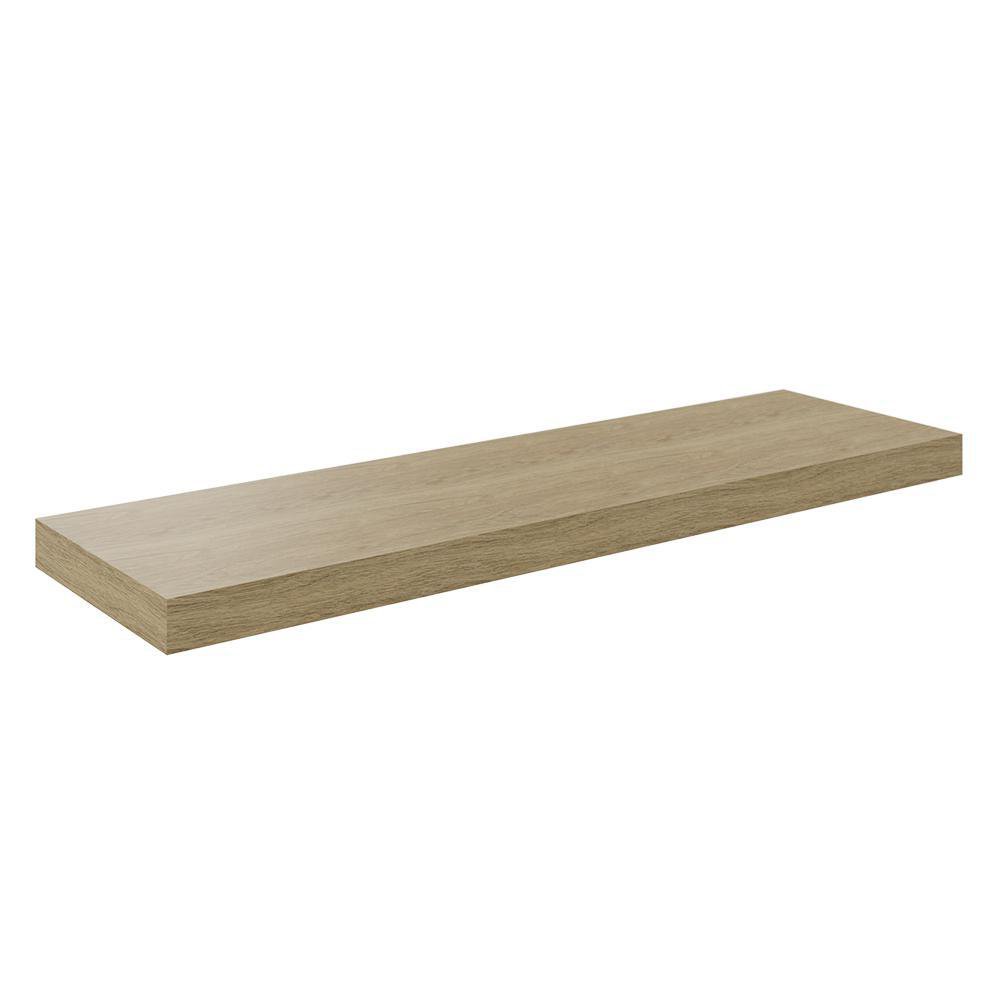 Repisa Flotante MDF 80 x 23.5 Cm - Varios Colores Café
