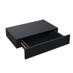 Gaveta de Mdf Negra 40X8X25 Cm - Spaceo