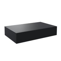 Gaveta de Mdf Negra 40X8X25 Cm - Spaceo