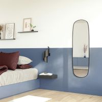 Gaveta de Mdf Negra 40X8X25 Cm - Spaceo