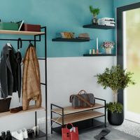 Repisa de Mdf Negra 60X23.5X3.8 Cm - Spaceo