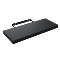 Repisa de Mdf Negra 60X23.5X3.8 Cm - Spaceo