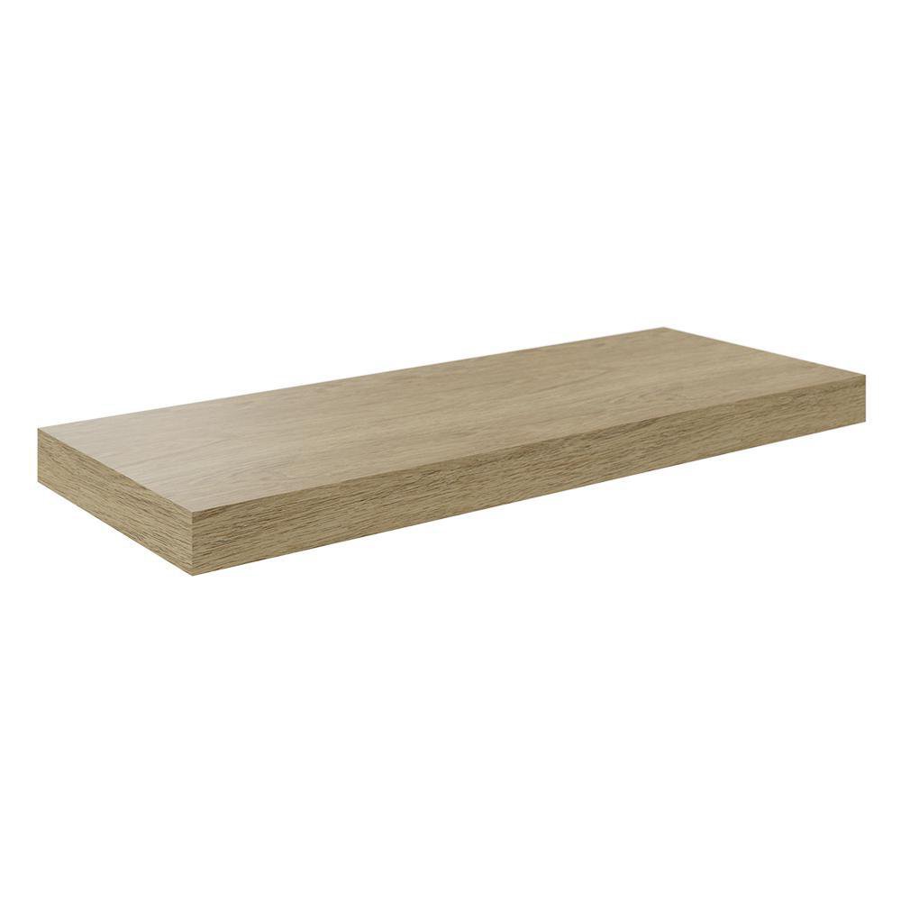 Repisa Flotante de Mdf 60 X 23.5 Cm - Varios Colores Café